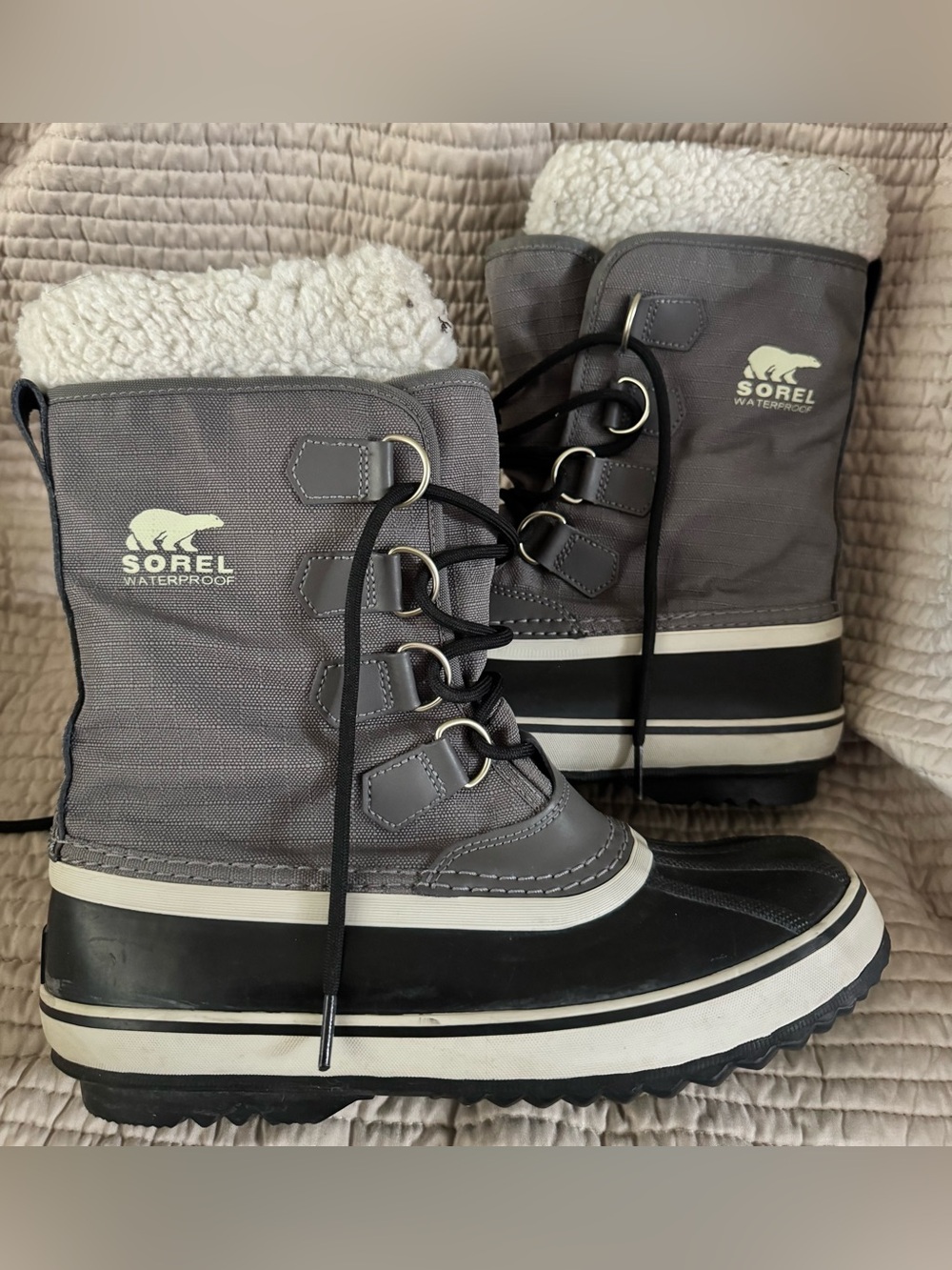 Sz 9 WOMENS SOREL CARNIVAL WINTER RAIN BOOTS